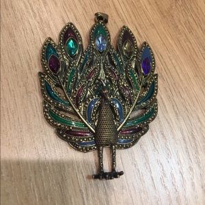 Peacock pendant
